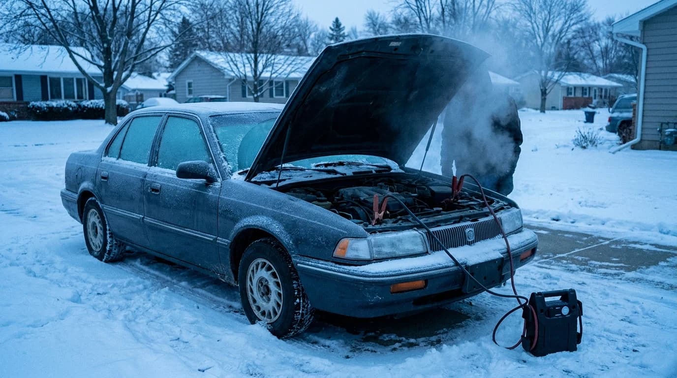 Car Won't Start in the Cold? Diagnose It by the Sound — illustration