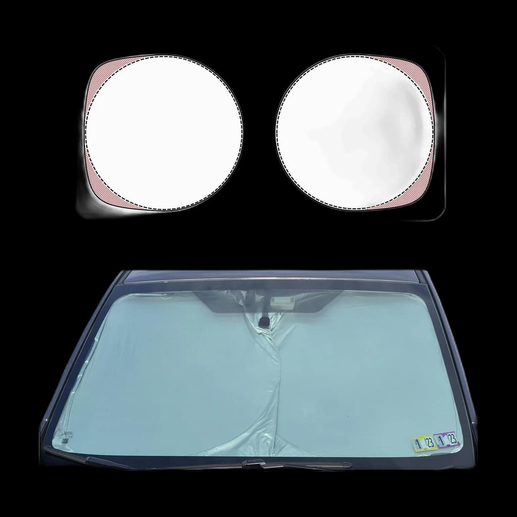 A1 Shades 260T Windshield Sun Shade — multi-size fabric