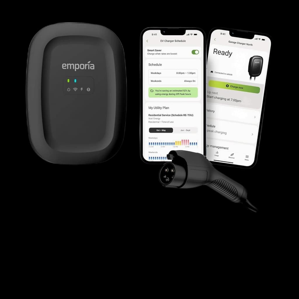 Emporia Level 2 EV Charger — 48A WiFi (J1772)