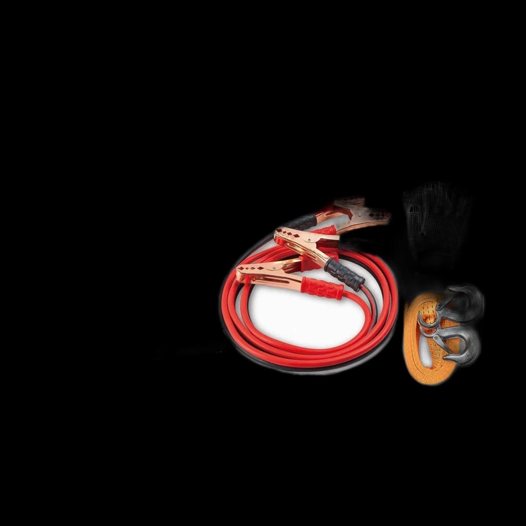 HolaKit 55-Piece Car Emergency Kit — compact with first aid and jumper cables