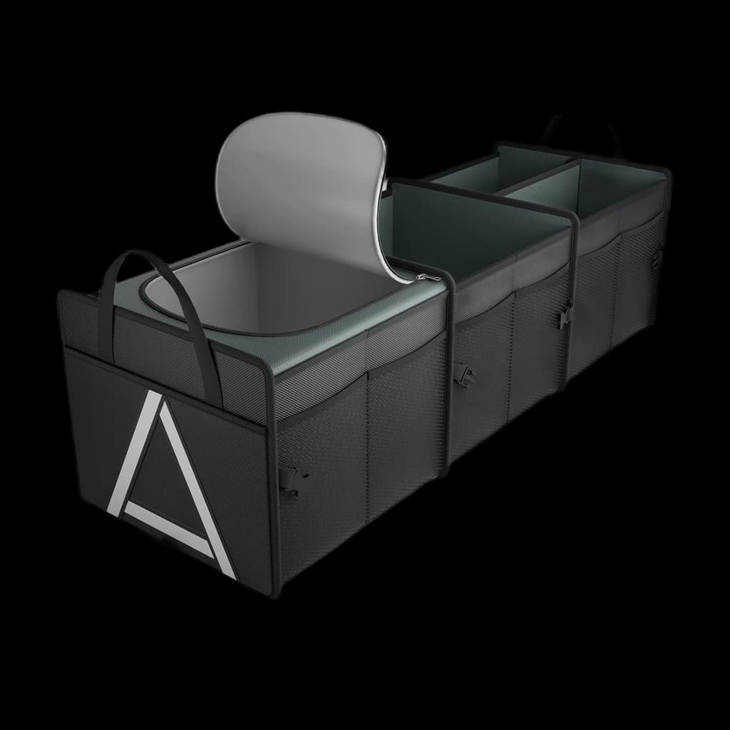 K KNODEL Trunk Organizer — 3 bays with insulated cooler