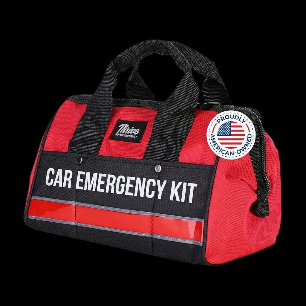Thrive Roadside Emergency Kit — 104-piece with 8-gauge jumper cables