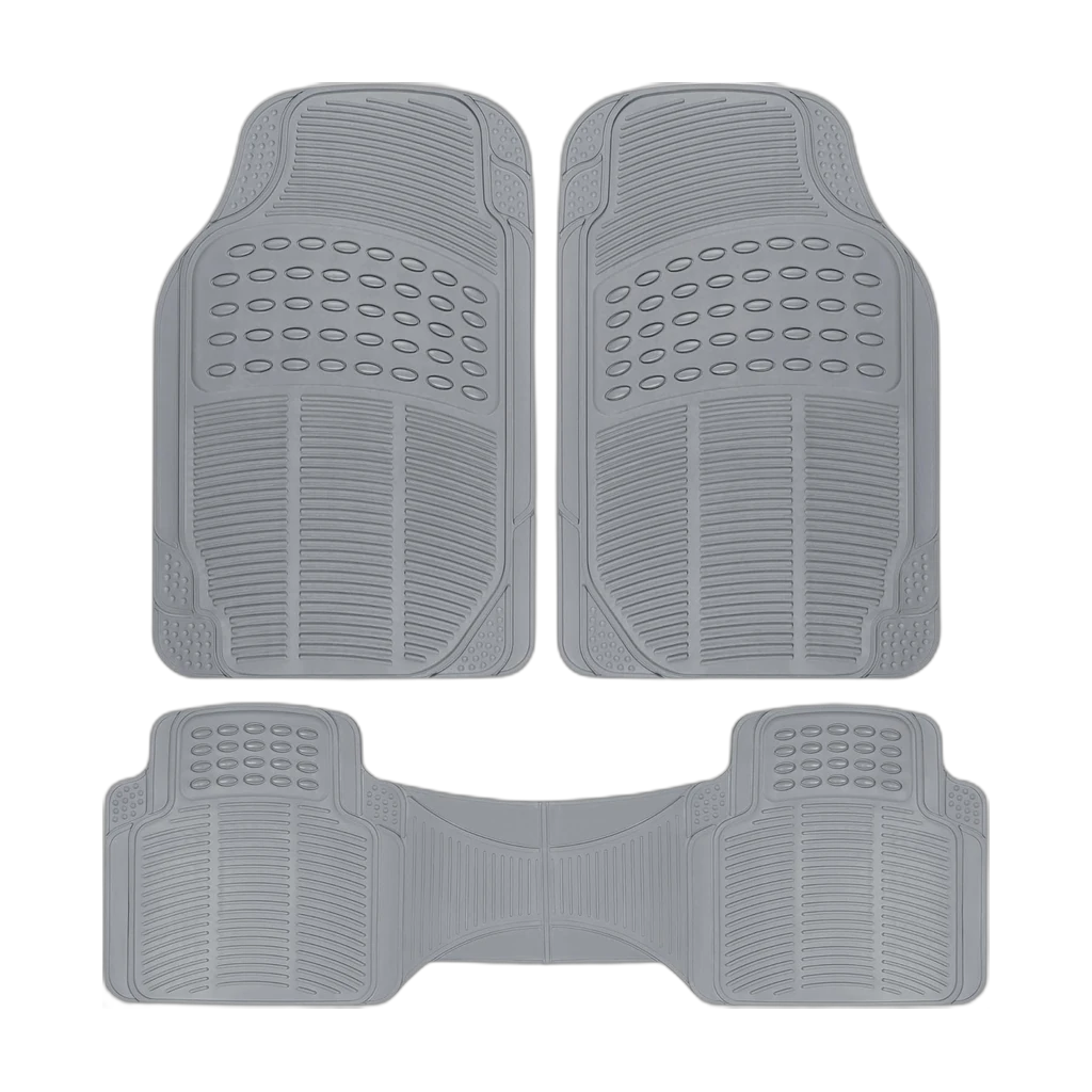 BDK ProLiner — 3-piece heavy-duty rubber floor mats