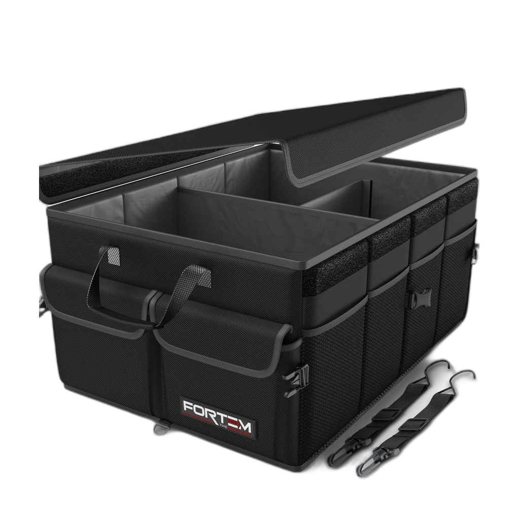 Fortem Trunk Organizer — 50L foldable with cover