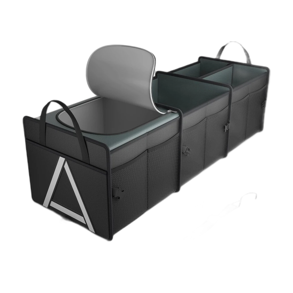 K KNODEL Trunk Organizer — 3 bays with insulated cooler