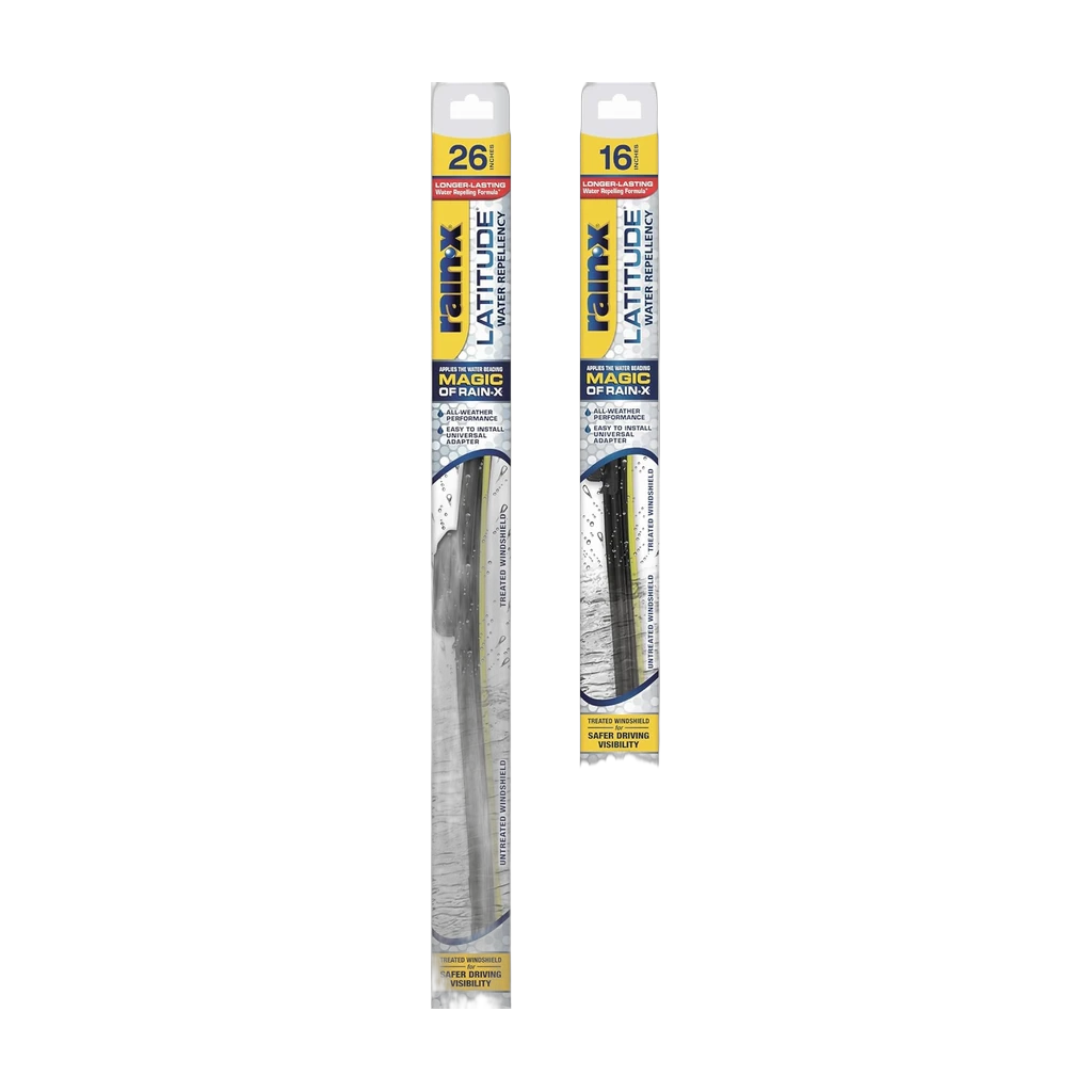 Rain-X Latitude 2-in-1 Water Repellency — beam blades (26"+16" pair)