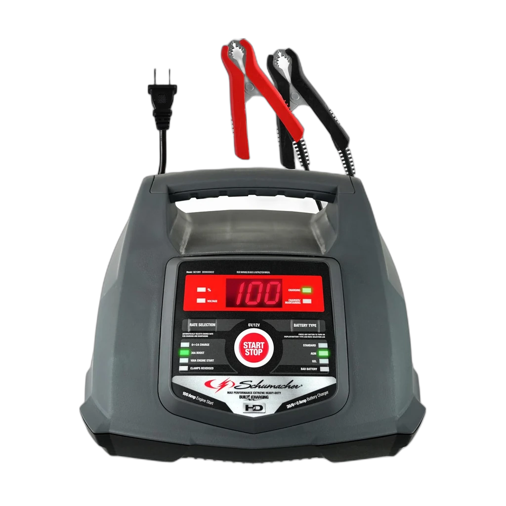 Schumacher SC1281 — 6A automatic charger, maintainer & engine starter