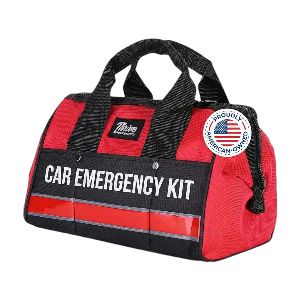Thrive Roadside Emergency Kit — 104-piece with 8-gauge jumper cables