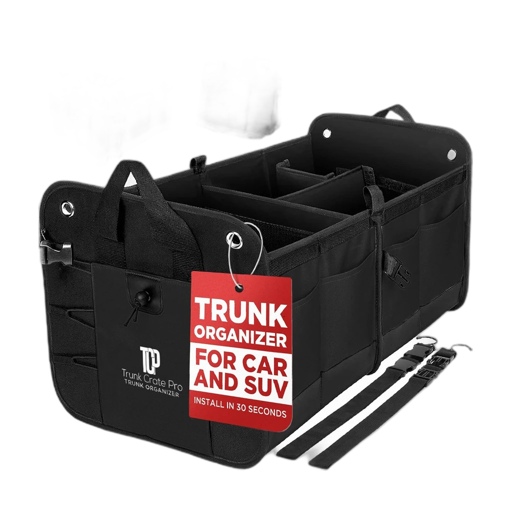 TrunkCratePro — large collapsible multi-compartment organizer