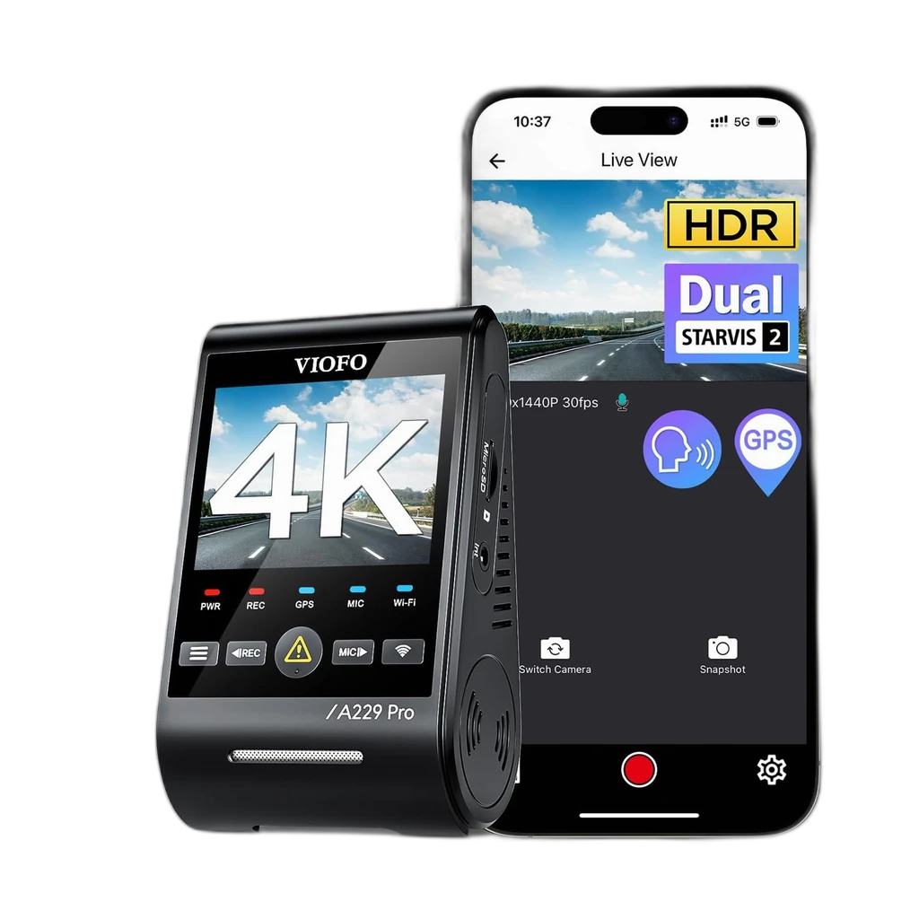 VIOFO A229 Pro — 3-channel 4K STARVIS 2